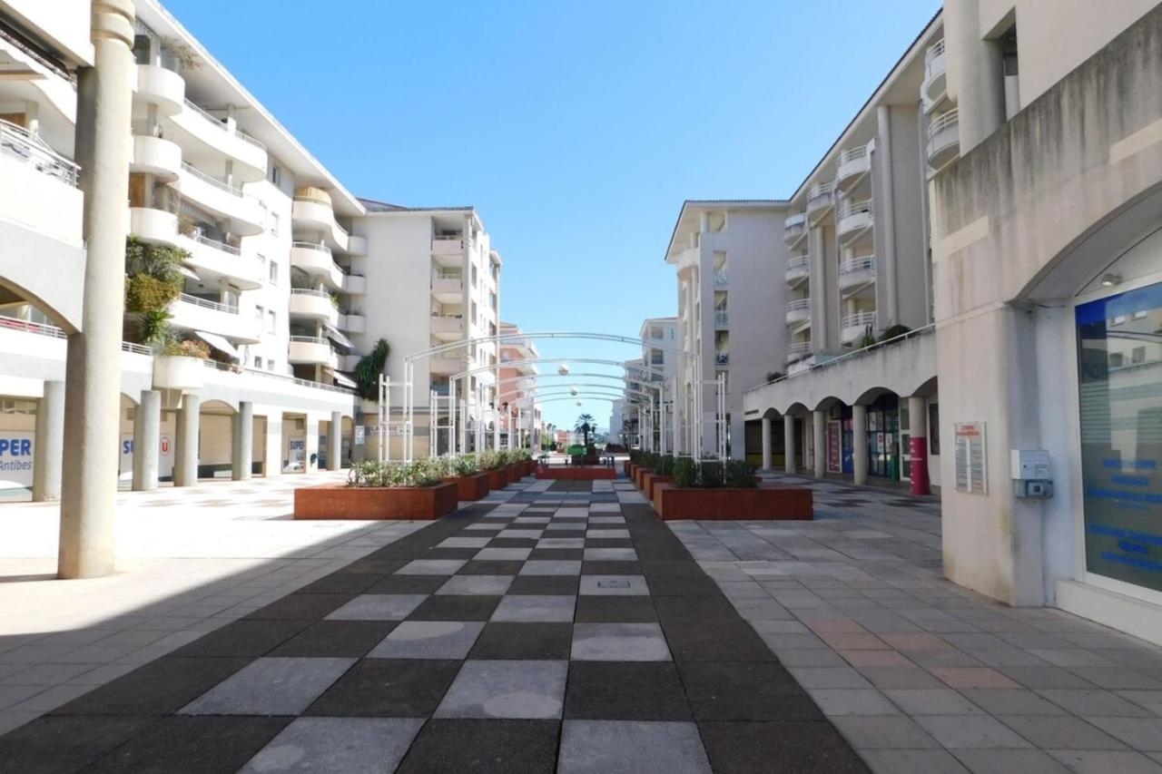 "T2 "Antibes Les Pins 3" Air Conditionned Sea View With Parking And Pool"アパートメント エクステリア 写真