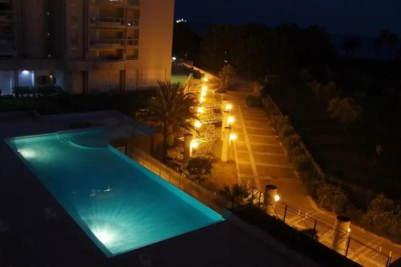 "T2 "Antibes Les Pins 3" Air Conditionned Sea View With Parking And Pool"アパートメント エクステリア 写真