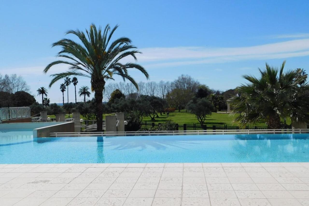"T2 "Antibes Les Pins 3" Air Conditionned Sea View With Parking And Pool"アパートメント エクステリア 写真